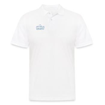 da lag ich falsch - Männer Poloshirt - Weiß - Vorne - Kai (181cm)