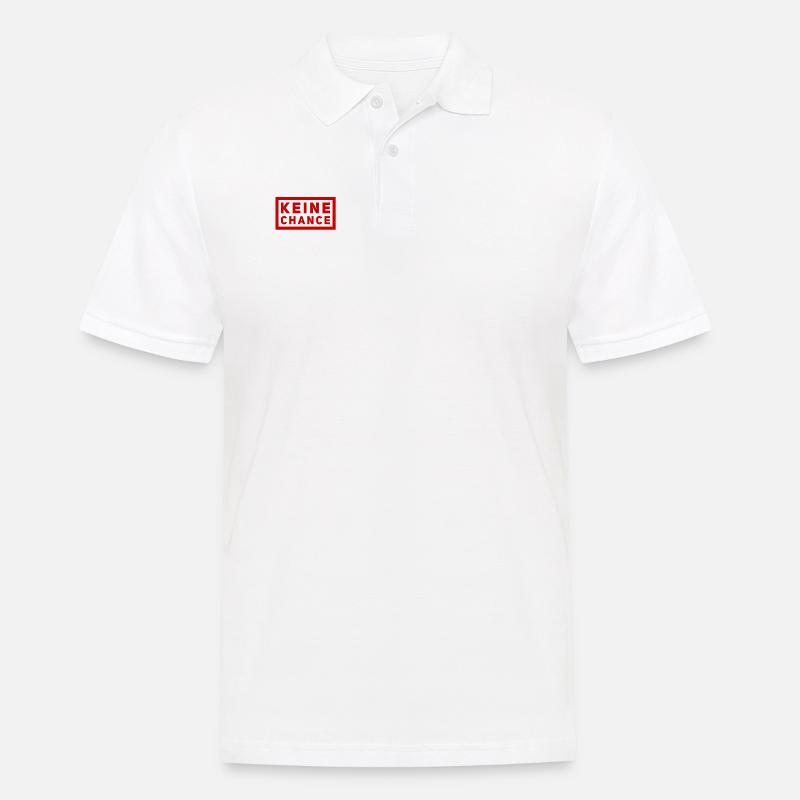 ich bin ein Sieger - Männer Poloshirt - Weiß