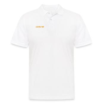 ich finde es toll - Männer Poloshirt - Weiß - Vorne - Kai (181cm)