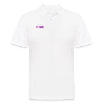 ich bin bösartig - Männer Poloshirt - Weiß - Vorne - Kai (181cm)