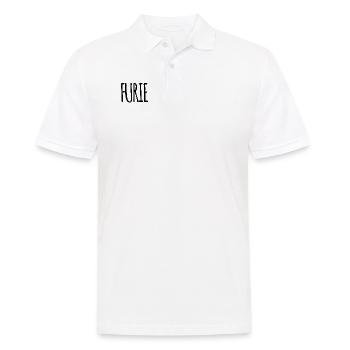 furienhaft - Männer Poloshirt - Weiß - Vorne - Kai (181cm)