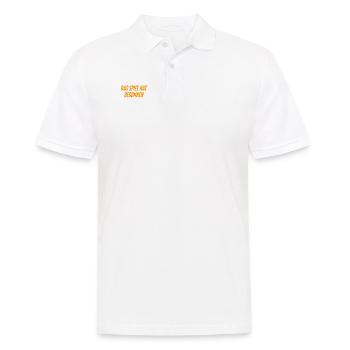 das Spiel hat begonnen - Männer Poloshirt - Weiß - Vorne - Kai (181cm)
