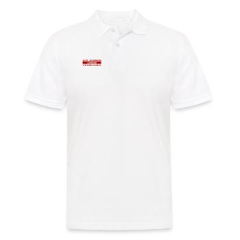 unruhig - Männer Poloshirt - Weiß - Vorne - Kai (181cm)