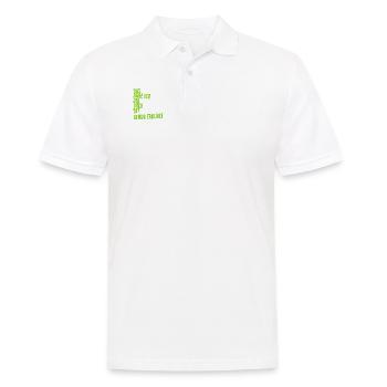 keinen Bock mehr - Männer Poloshirt - Weiß - Vorne - Kai (181cm)