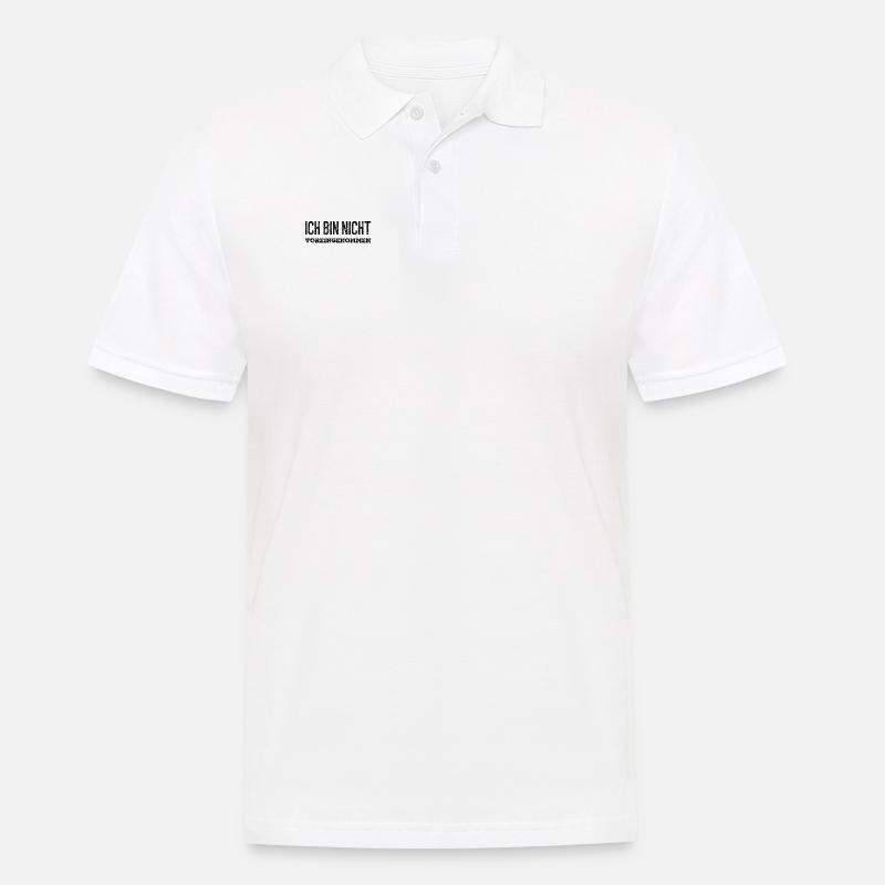 vorurteilsfrei - Männer Poloshirt - Weiß