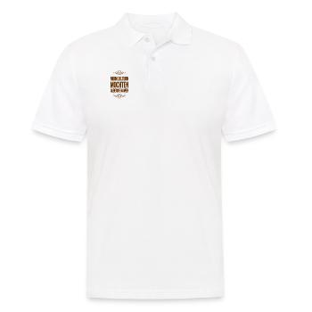 ich habe einen witzigen Namen - Männer Poloshirt - Weiß - Vorne - Kai (181cm)
