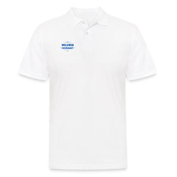 welches Geräusch? - Männer Poloshirt - Weiß - Vorne - Kai (181cm)