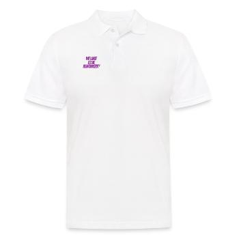 was ist mit der Reaktionszeit? - Männer Poloshirt - Weiß - Vorne - Kai (181cm)