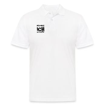 wie konnte ich das vergessen? - Männer Poloshirt - Weiß - Vorne - Kai (181cm)