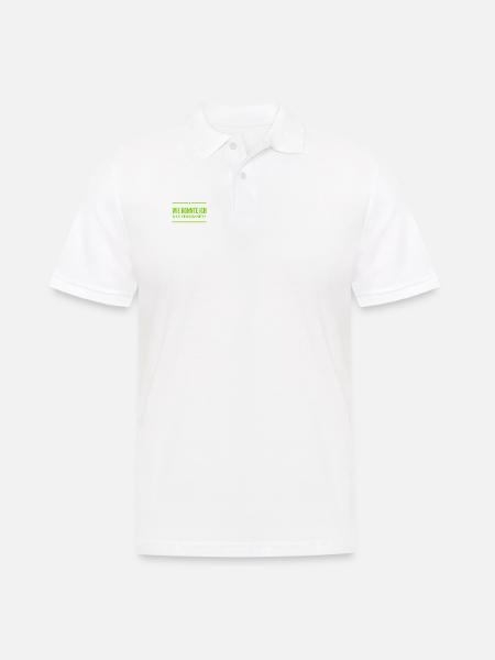 ich bin vergesslich - Männer Poloshirt - Weiß