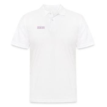 ich bin konfus - Männer Poloshirt - Weiß - Vorne - Kai (181cm)