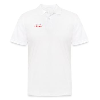 alles wunderbar - Männer Poloshirt - Weiß - Vorne - Kai (181cm)