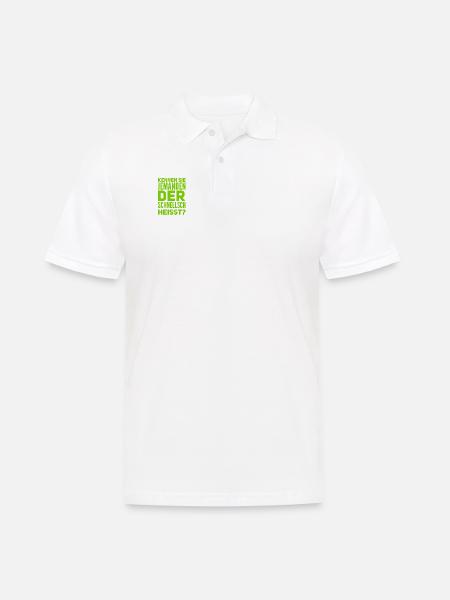 Familie Schnellsch - Männer Poloshirt - Weiß