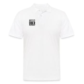 ein paar Gedanken zur Kindheit - Männer Poloshirt - Weiß - Vorne - Kai (181cm)