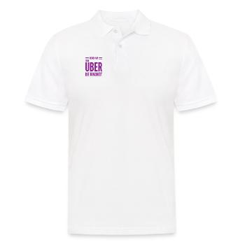 ein paar Worte zur Kindheit - Männer Poloshirt - Weiß - Vorne - Kai (181cm)