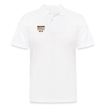 so sieht Urlaub aus - Männer Poloshirt - Weiß - Vorne - Kai (181cm)