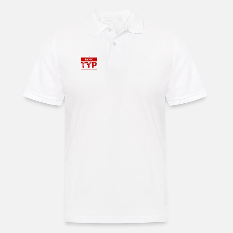 Prototyp - Männer Poloshirt - Weiß