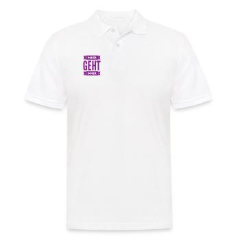ich stehe auf Poker - Männer Poloshirt - Weiß - Vorne - Kai (181cm)