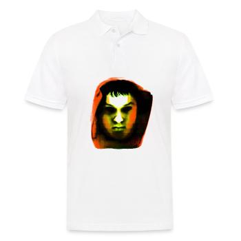 Hoody head: Orange - Männer Poloshirt - Weiß - Vorne - Kai (181cm)