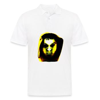Hoody head: Gold - Männer Poloshirt - Weiß - Vorne - Kai (181cm)