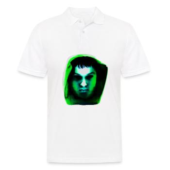 Hoody head: Grün - Männer Poloshirt - Weiß - Vorne - Kai (181cm)