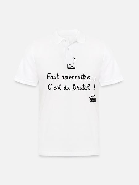 Les Tontons Flingueurs ! Réplique culte - Alcool - Polo Homme - blanc
