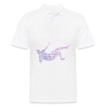 Bouldering Climbing Klettern Boulder Kletterer - Männer Poloshirt - Weiß - Vorne - Kai (181cm)