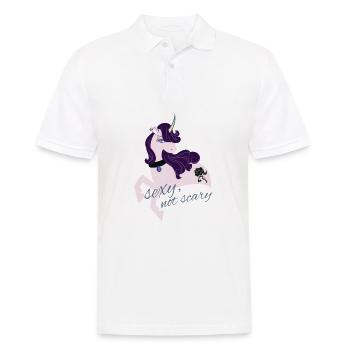 Sexy gothic unicorn - Men's Polo Shirt - white - Front - Kai (181cm)