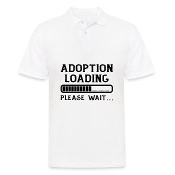Adoption load please wait load adoption day - Men's Polo Shirt - white - Front - Kai (181cm)