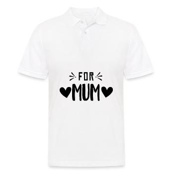 I went from mom to mom to be great - Men's Polo Shirt - white - Front - Kai (181cm)