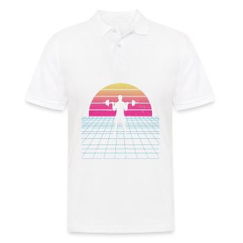 Musculation Femme Entraînement d’endurance Cardio - Polo Homme - blanc - Devant - Kai (181cm)