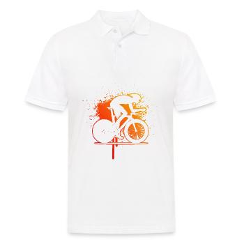 Femmes Vélo de route Vélo de route Cycliste sur route Cycliste sur route - Polo Homme - blanc - Devant - Kai (181cm)