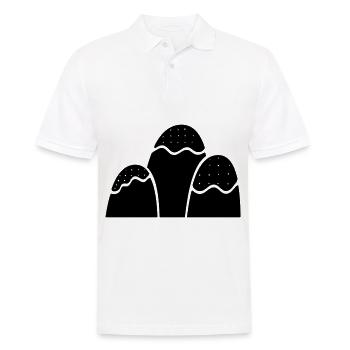 Montagnes Montagne Montagne 17 Aire de dessin 18 - Polo Homme - blanc - Devant - Kai (181cm)