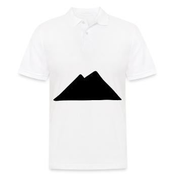 Montagnes Montagnes Surface de dessin 1 - Polo Homme - blanc - Devant - Kai (181cm)