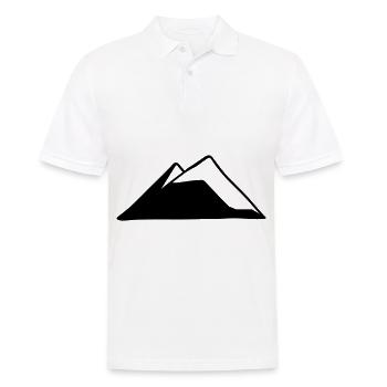 Montagnes Montagnes Surface de dessin 1 - Polo Homme - blanc - Devant - Kai (181cm)