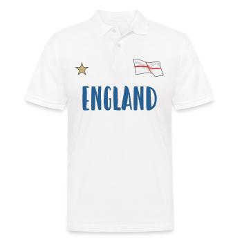 Maillot de football de l’Angleterre Drapeau anglais - Polo Homme - blanc - Devant - Kai (181cm)