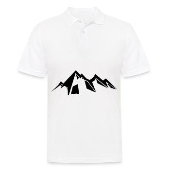 Montagnes Montagne Montagne 15 Aire de dessin 16 - Polo Homme - blanc - Devant - Kai (181cm)