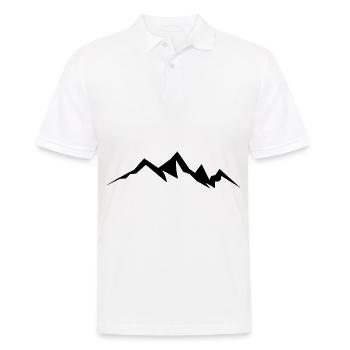 Montagnes Montagne Montagne 19 Aire de dessin 20 - Polo Homme - blanc - Devant - Kai (181cm)