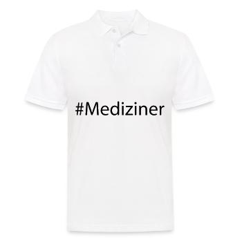 #Mediziner Abschluss Beruf Feier Berufabschluss - Männer Poloshirt - Weiß - Vorne - Kai (181cm)