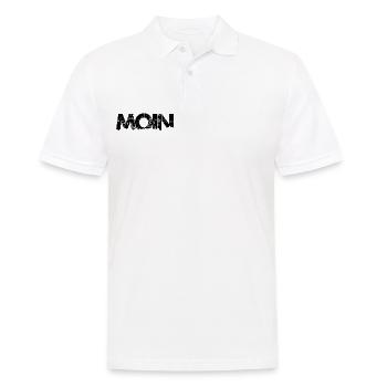 MOIN - Männer Poloshirt - Weiß - Vorne - Kai (181cm)