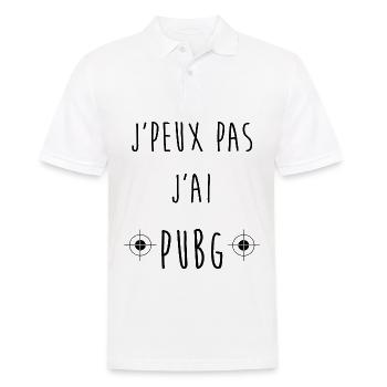 ICH KANN NICHT. - Männer Poloshirt - Weiß - Vorne - Kai (181cm)