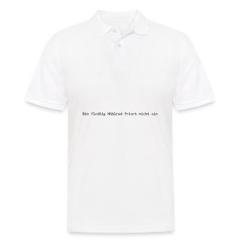 Une roue de moulin ne gèle pas - Polo Homme - blanc - Devant - Kai (181cm)