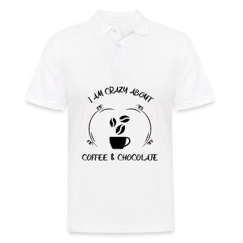 Café, expresso, café et chocolat - Polo Homme - blanc - Devant - Kai (181cm)