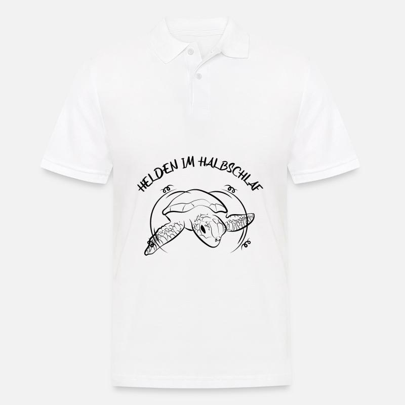 Schildkröten Schildkröte - Männer Poloshirt - Weiß