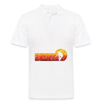 Skateboarder Skateboard Skater Skate Skateing - Polo Homme - blanc - Devant - Kai (181cm)