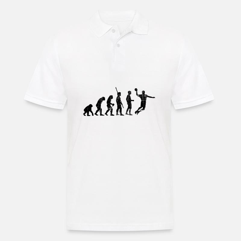 Sweat à Capuche Evolution Handball - Polo Homme - blanc