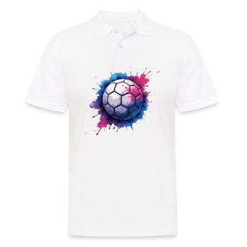 handball geschenkideen - handbälle - Männer Poloshirt - Weiß - Vorne - Kai (181cm)