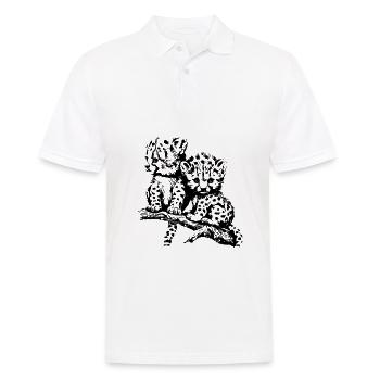 Guépard - Polo Homme - blanc - Devant - Kai (181cm)