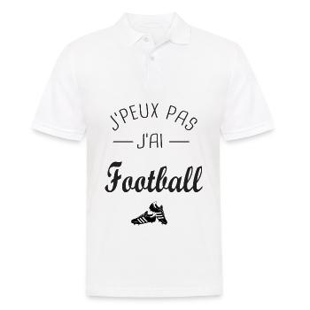 J'peux pas j ai Football joueur footballeur foot - Polo Homme - blanc - Devant - Kai (181cm)