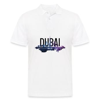 DUBAI SKYLINE - Männer Poloshirt - Weiß - Vorne - Kai (181cm)